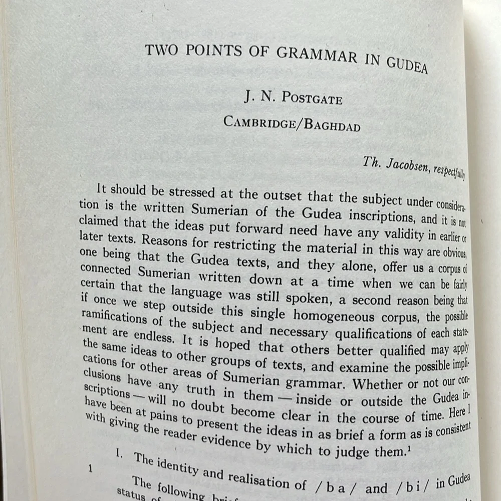 Journal of Cuneiform Studies, Volume XXVI, January 1974, Number 1
